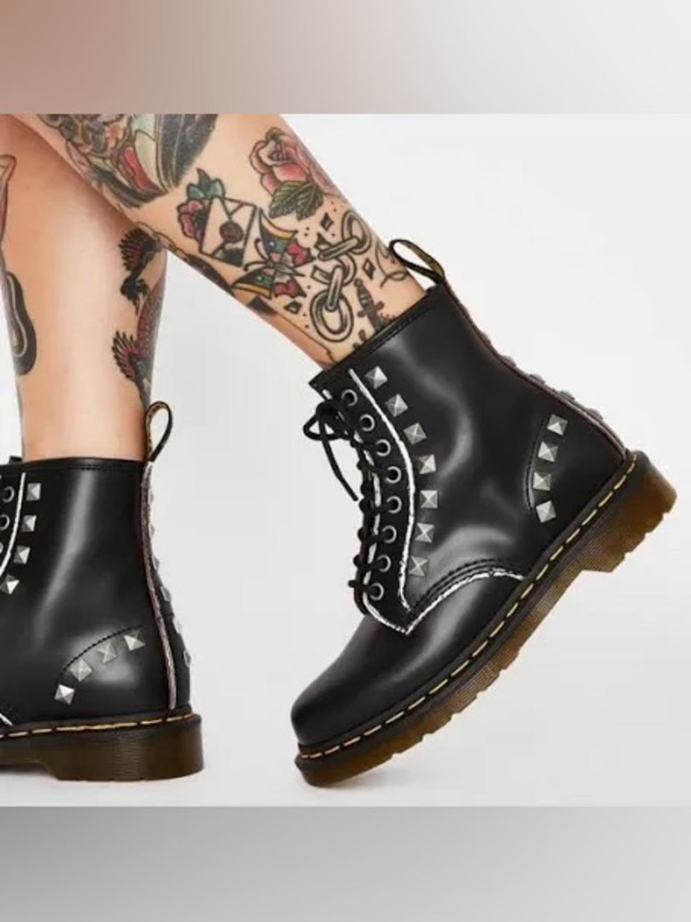 Dr. Martens | 1460 Stud Lace-Up Boots 5